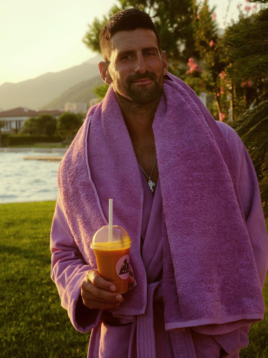 novak đoković, joe and the juice | Author: Instagram @joeandthejuice