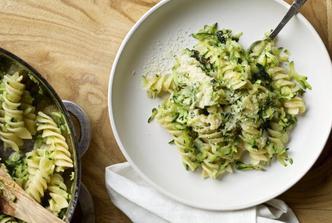 fusilli, tikvice