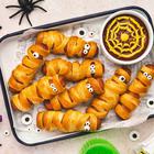 hot dog mumije, halloween