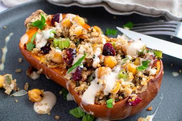 Zaboravi meso, ova punjena butternut tikva zaslužuje glavnu ulogu