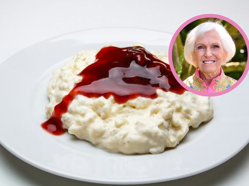 mary berry, riža na mlijeku