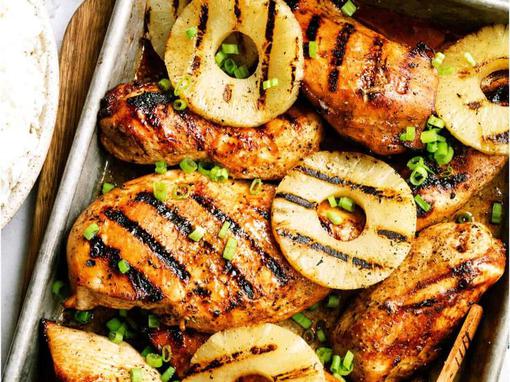 BBQ piletina s ananasom iz pećnice
