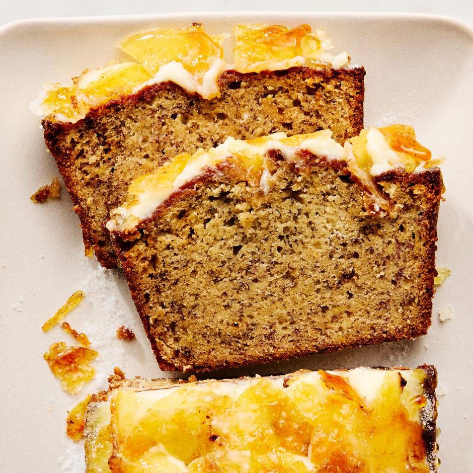 creme brulee banana bread | Author: Delish/Pinterest