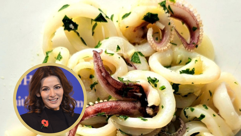 nigella lawson, salata od liganja